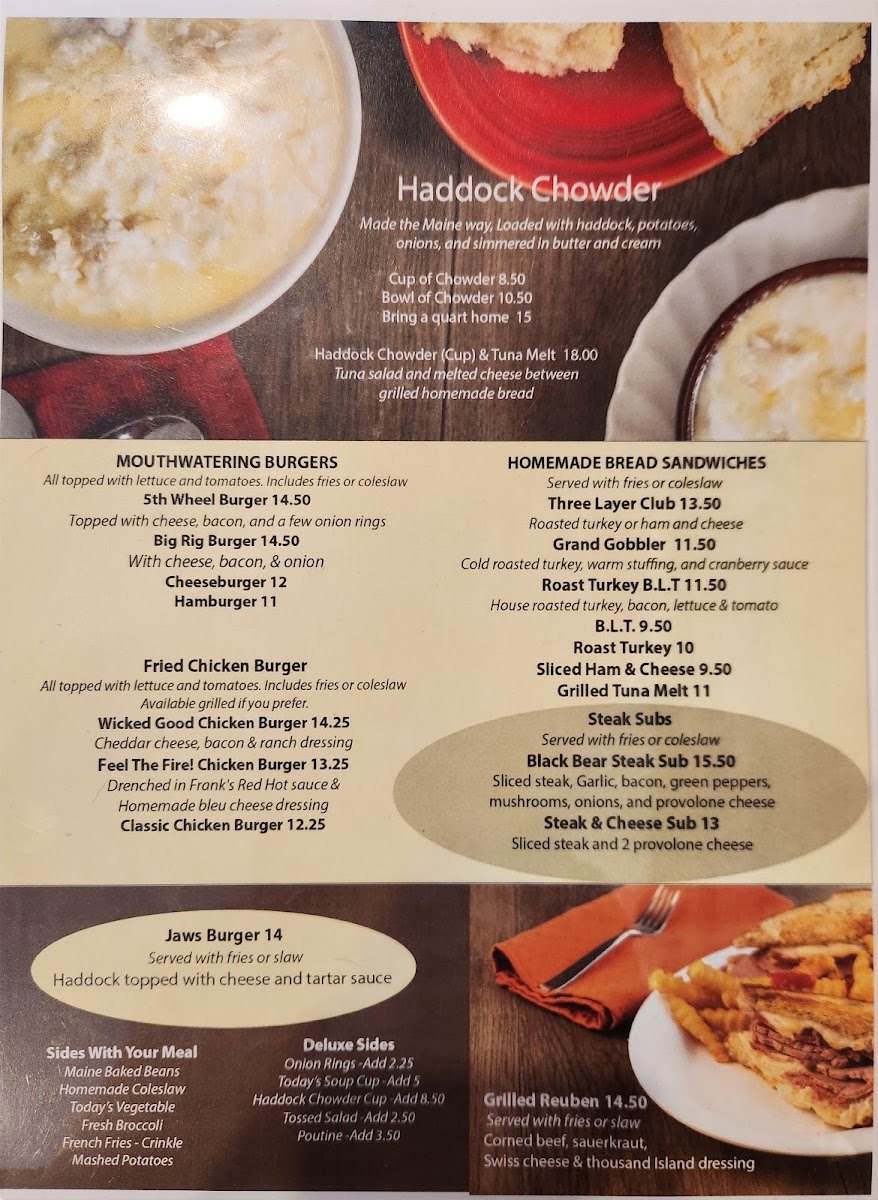 Dysart's Restaurant & Truck Stop Menu - Image 3